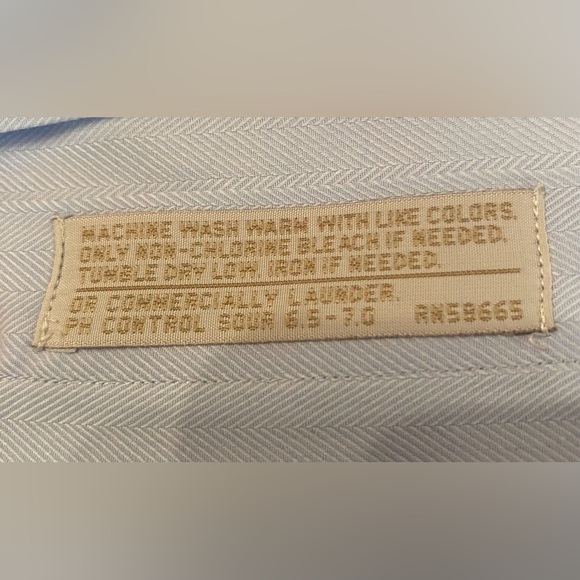 John W. Nordstrom Traditional‎ Fit Finest Egyptian Cotton Men’s Shirt 16.5 | 35 - Picture 6 of 9